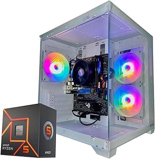 PC GAMER RYZEN 5 8500G, 16GB DDR5 5600MHZ, SSD M.2 NVME 500GB, RADEON 740M, FONTE 500W
