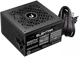 Fonte Gamer Rise Mode Elektra, 650W, Bronze, PFC Ativo, Preto