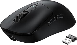 Attack Shark X3 - Mouse sem fio para jogos, mouse ergonómico de 49 g, modo triplo, sensor óptico PAW3395 26K dpi, duração da bateria de 200 horas, botões programáveis, acessórios para jogos