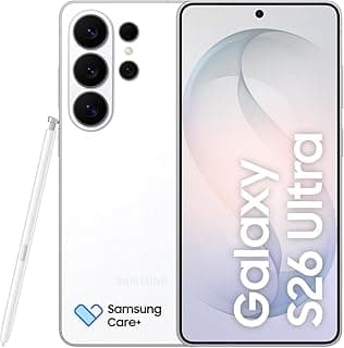 Celular Samsung Galaxy S26 Ultra 5G, 256GB, 12GB RAM, Câmera Quádrupla, Tela Grande de 6.9" - Branco