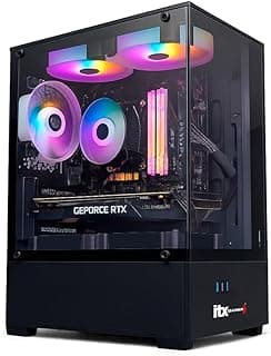 PC Gamer ITX Arena, Ryzen 5 5600x, NVidia GeForce RTX 5060 8GB, Ram 16GB, SSD NVMe 1TB, B550, Gabinete Gamer (32GB | SSD 500GB)