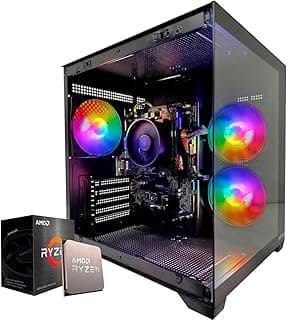 PC GAMER RYZEN 5 5600GT, 16GB DDR4 3200MHZ, SSD M.2 NVME 500GB, VEGA 7, FONTE 500W, AQUARIO PRETO