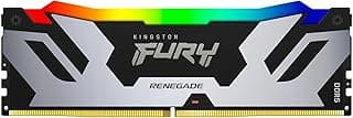 Kingston FURY Renegade DDR5 RGB Prata - preto XMP 32 GB 6400MT/s CL32 DIMM memória gamer para computadores de mesa módulo único - KF564C32RSA-32