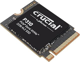 Crucial SSD P310 1TB M.2 2230, PCIe Gen4 NVMe, até 7.100MB/s, unidade de estado sólido interna, ideal para Steam Deck, ASUS ROG Ally, MSI Claw, Mini PCs e Ultrabooks - CT1000P310SSD2