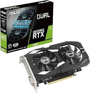 Placa de Vídeo ASUS Dual NVIDIA GeForce RTX 3050 6GB GDDR6 96-bit PCIe 4.0