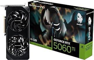 Gainward RTX 5060 TI Ghost, Placa de Vídeo 8GB GDDR7, DLSS 3, Ray Tracing, Dual Fan