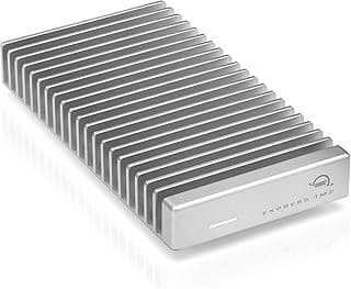 OWC 1TB Express 1M2 40Gb/s SSD NVMe portátil USB4 (compatível com Thunderbolt/USB-C) Unidade SSD externa ultrarrápida com gabinete de dissipador de calor de alumínio