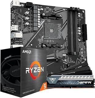 Kit Upgrade AMD Ryzen 5 5600G Placa Mãe B550M DDR4 Memoria RAM 32GB 3200MHz DDR4