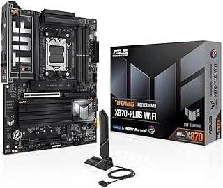 Placa Mãe Asus TUF GAMING X870-PLUS WIFI7 (AM5/4xDDR5/HDMI/DisplayPort/M.2/USB 4)