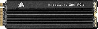 SSD Corsair MP600 PRO LPX - 1TB, M.2 NVMe, Leitura 7100MB/s, Gravação 5800MB/s - CSSD-F1000GBMP600PLP