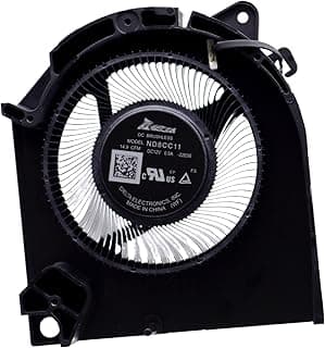 Deal4GO Ventoinha de Resfriamento de Cpu 12V Nd8Cc11-22E06 de Substituição para Dell G15 5530 G16 7630 2023 com Rtx 4050 4060 4070