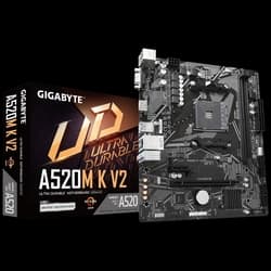 Placa Mãe AM4 Gigabyte A520M-K V2