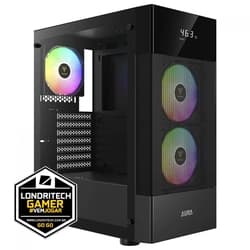 Computador Londritech Amd Ryzen 5 5500X3D, B450M, Memória 16GB, SSD 500GB, Vídeo RTX 3050, Fonte 600W 80 Plus