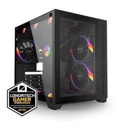 Computador Londritech Intel I5 12400F 12º Geração, B760M, Memória 8GB, SSD 1TB, Vídeo RTX 5050, Fonte 600W, Water